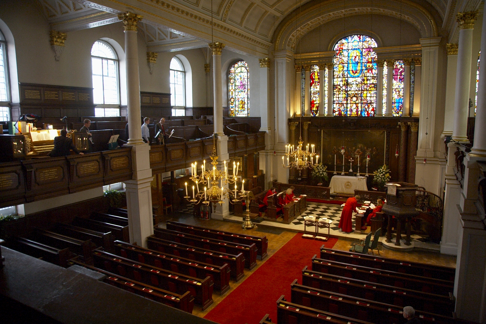Church wedding image at St George's Hanover Square