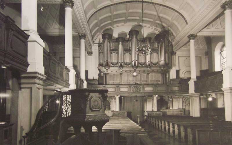 Donated money helped St George's Hanover Square church get a new organ 1
