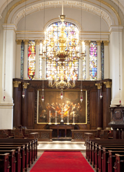 St George Hanover Square church - The interior seen from the West Gallery