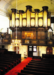 The organ at St George's Hanover Square